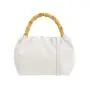 Hot Selling Product Softer Vegan Leather Lady Crossbody Bag Bamboo Handle  Evening Clutch Bag Wholesale Purses Women Hand Bags
