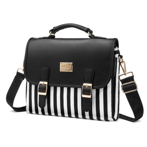 Lovevook 15.6 and 14 inch laptop bags women fashion canvas shoulder bag large capacity ladies laptop bags