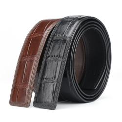 Cinturones De Cuero Genuinos Designer Custom Luxury Famous Brand Crocodile Belts For Man Fashion Genuine Leather Waist Mens Belt
