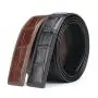 Cinturones De Cuero Genuinos Designer Custom Luxury Famous Brand Crocodile Belts For Man Fashion Genuine Leather Waist Mens Belt