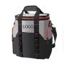 Wholesale OEM ODM Travel Office Work Food Insulated Lunch Bag Reusable Portable Soft Tarpaulin PEVA Shoulder Cooler Bag