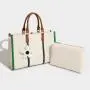 2024 Custom Women Canvas Tote Bags Handbags Set For Ladies With Purses