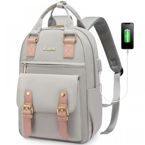 Fashion LOVEVOOK Lightweight small backpacks bag with usb school students custom logo outdoor women backpack casual travel bag