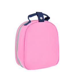 Custom Insulated Food Bag for Children Women Soft Cooler Tote Bag Zipper Closure Sturdy Handle Pink Unicorn Printed Lunch Bag