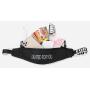 ZR512 Newest Fashion Travel Waist Bag Elastic Woven Oxford Zipper Reflective Bag Outdoor Running Anti Water Phone Storage Bag