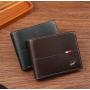 Men's leather wallet, bank credit card holder, casual short style PU leather change pocket, men's wallet