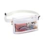 Customized Stadium Approved Clear Belt Bag Fanny Pack for Women Waterproof Clear Waist Bag for Sports Travel