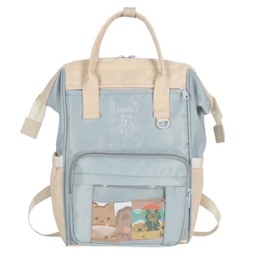 Factory Customized Laptop Ita bag Nylon Ita Backpack With Clear Window