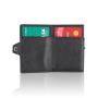 Fashion Smart RFID Wallet Custom Leather Aluminum Pop Up Card Holder Men Metal Wallet