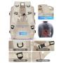 ZF075 Travel Shoulder Bag Female Luggage Leisure Simple Nylon Backpack Business Trip College Students Schoolbag Computer Bag USB