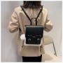 ZR375 New Women's Bag Backpack Girl Pleasure PU Leather Waterproof Schoolbag Female Versatile Zipper Travel Bag