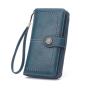 CCF77 Women Clutch Wallet Vintage Clutch Wallet Holder Card Bag for Girls Long Pu Leather Designer Slim Wallets Leather Woman