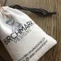 White Soft Muslin Cotton Packaging Drawstring Pouch