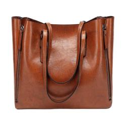 Ladies Standard Size Real Cow Leather Handbag New Modern Style Fashionable Women Full Size  Tote Bag