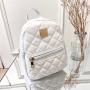 Bolsos-para-mujeres Cute Backpack Girl Wholesale New Preppy Zipper Backpack Pu Leather Pure Color Fashion Backpack Polyester OEM