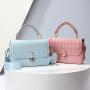 Candy Color Wholesale Women Handbags Chain Weaving Designer Shoulder Bags Small Square Bag Ladies Women Fashion Handbags