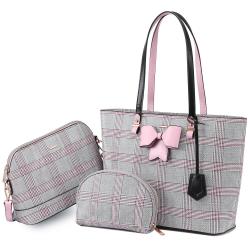 LOVEVOOK custom Women Fashion Handbags Wallet Tote Bag Shoulder Bag Top Handle Satchel 3 pieces Purse and handbags