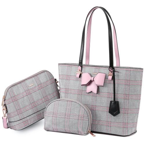 LOVEVOOK custom Women Fashion Handbags Wallet Tote Bag Shoulder Bag Top Handle Satchel 3 pieces Purse and handbags