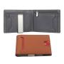Wholesale men money clip leather mens wallet card holder rfid pu money clips wallets