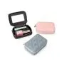 2024 Custom Embroidery Leather Coin Purse Wallet For Women Mirror Lipstick Bag