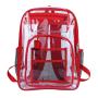 Heavy Duty Customized Transparent School Bookbag Summer Casual Clear PVC Backpack Bags