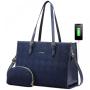 LOVEVOOK Factory Wholesale OEM ODM 2022 big Briefcase for women Luxury Business Work Travel Ladies 15.6inch Laptop Handbags