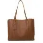 ZR415 High Capacity Women's Bag 2023 New Trendy Car Stitching Casual Tote Bag Minimalist PU One Shoulder Portable Shopping Bag