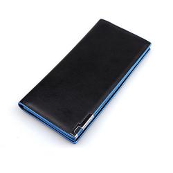 CUIKCA New Designer PU Leather Men Purse Slim Long Money Clip Wallets Multitool Card Purses Credit Card Holder For Men