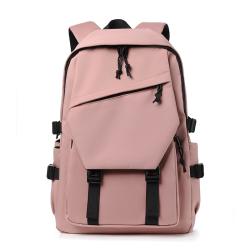 New Fashion Plain Style Large Capacity Travel Bagpack Teenagers College Schoolbag Leisure Travel Backpack For Students Boys
