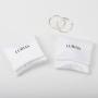 Customized Silk Satin Jewelry Envelope Packing Pouch Luxury Satin Earring Necklace And Bracelet Jewelry Envelope Bag