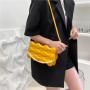 women fashion handbags designer shoulder bags Wavy women's bag Korean single shoulder simple diagonal bag fashion pearl