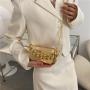 Party Dinner Bag Chains Single Shoulder Square Bag Silvery Purse Handbag Woman Wallet Envelope Dress Bags Bolsa