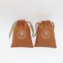 Customized Recycled Gift Cotton Linen Drawstring Dust Bag High Quality Cotton Perfume Packaging Makeup Cosmetic Pouch