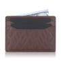 Custom logo Credit Card Holder Leather Minimalist Card Case Front Pocket Wallet for Men