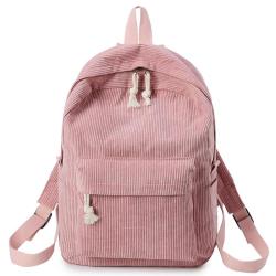 KBW346 Hot Selling School Backpack for Teens Large Corduroy Lightweight Laptop Bag for Girls Women Casual High School College