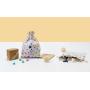 Gelory 5x7 Inch Color Star Burlap Gift Linen Drawstring Bags Jewelry Pouches For Party Wedding Favors Crafts