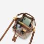 2024 Custom Genuine Leather The Drawstring Bucket Bag For Women Crossbody Purse