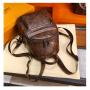 2023 New Women's Backpack Korean Soft Leather Versatile Fashion Retro Casual Large Capacity Travel Backpack