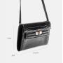 Custom Logo Mini Purses Girls Luxury Croc Leather Handbag Ladies Crossbody Bag