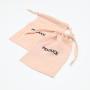 Promotion Gauze Cotton Gift Packaging Makeup Cosmetic Bag Natural Gauze Drawstring Cotton Cosmetic Pouch