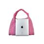 OEM ODM Customized Luxury Vintage Pink Genuine Real Snake Skin Leather Women Lady Hobo Tote Handbag