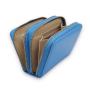 Cheap women purse casual business leather woman wallet handmade weave PU leather wallet
