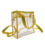 Custom pvc jelly tote bag candy handbag women fashion trends transparent PVC leather crossbody cosmetic handbags