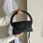 2024 new fashion texture niche design simple handbag shoulder crossbody bags candy color female