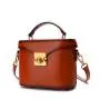 2019 New Messenger Bag Female Cowhide Casual Retro Handbag Fashion Wild Bucket Bag