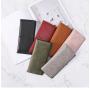HR146 Woman Pu Leather Lovely Wallet Clip Fashion Versatile Handheld Zipper Billfold Flower Embroidery Pocketbook Card Positions