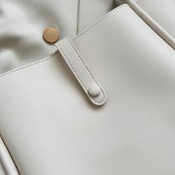 Wholesale 2pcs Soft Leather Tote Bags Vintage Casual Ladies Handbag Shoulder PU Leather Women's Bag