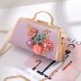 New Versatile One Shoulder Crossbody High Portable Small Square Dinner Bag Women's Flower Chain Small Bag Luxury Shoulder Bag