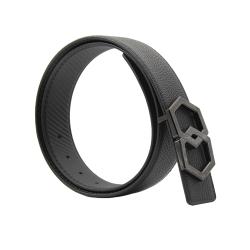 Customized leather belt removable buckle branded reversible genuine leather belts for men