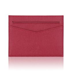 Premium RFID Blocking Customized Logo Genuine Leather Credit Card Holder